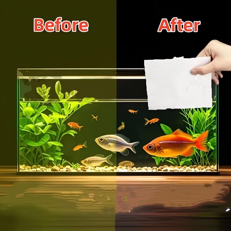 Aquarium Fish Yellow - 50/300Pcs Aquarium Color-Absorbing Sheets Filter Sheets