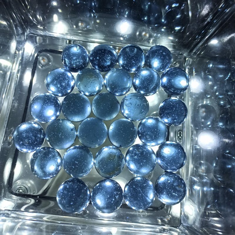 Aquarium Fish Glass - Glass Marble 14/16/17mm Colored Glass Beads