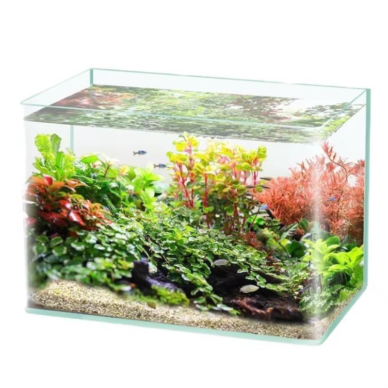 Box Packing Desktop Aquarium U - Aquarium Fish Glass ulasan dan harga
