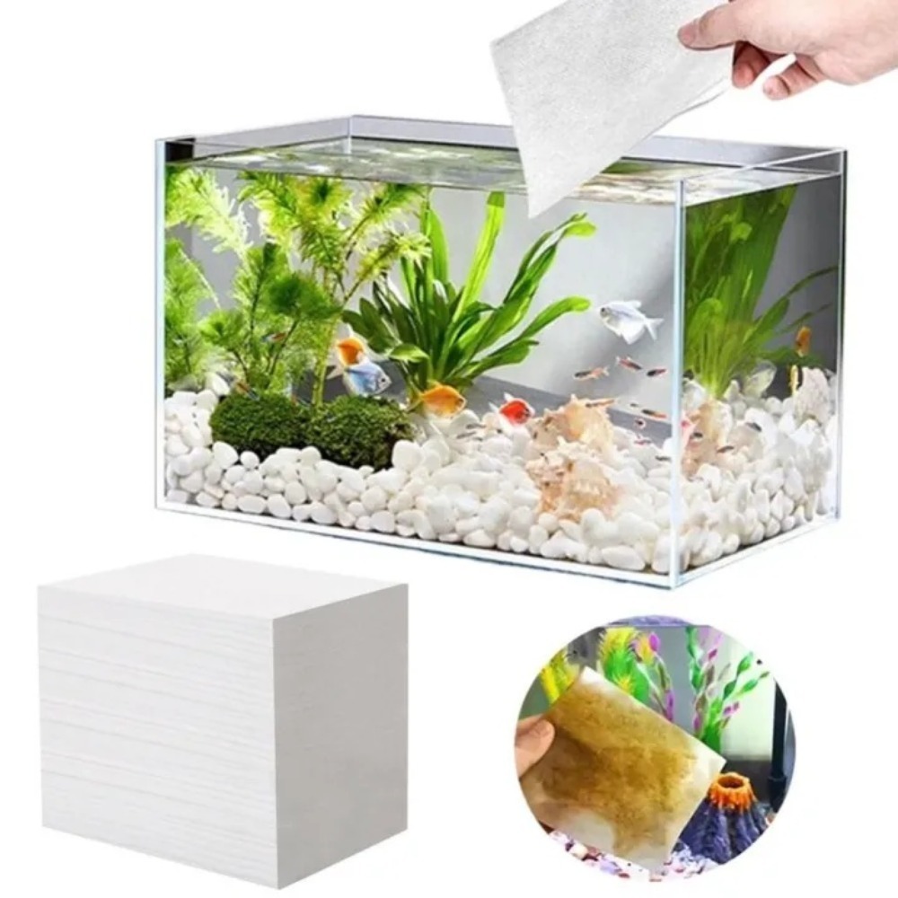 50pcs Multifunctional Filter A - Aquarium Fish Yellow ulasan dan harga