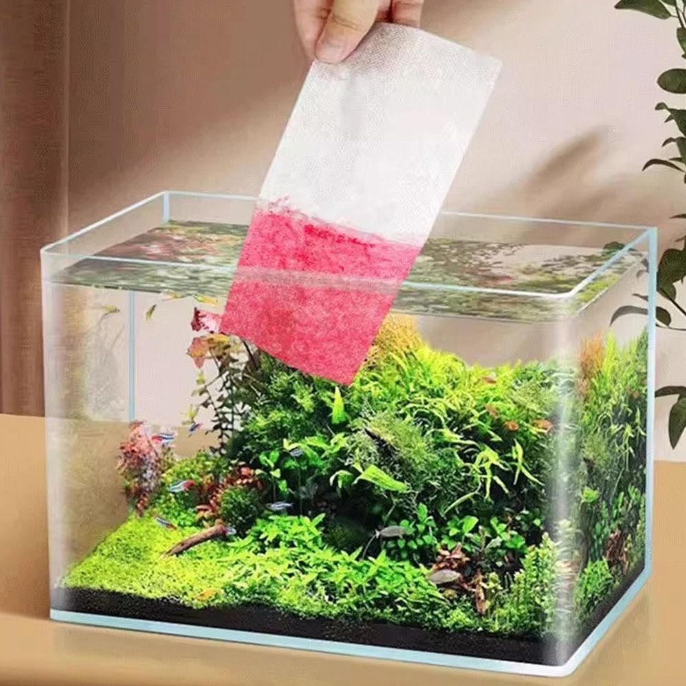 100pcs Multifunctional Aquariu - Aquarium Fish Yellow ulasan dan harga