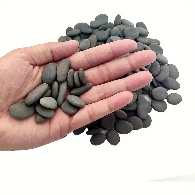 20Pcs Natural River Rocks Smoo - Aquarium Fish Guppy ulasan dan harga