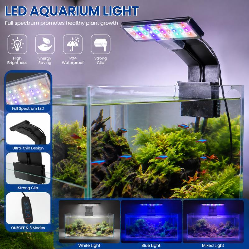 Aquarium LED Lighting Ultra-th - Aquarium Fish With Long Lifespan ulasan dan harga