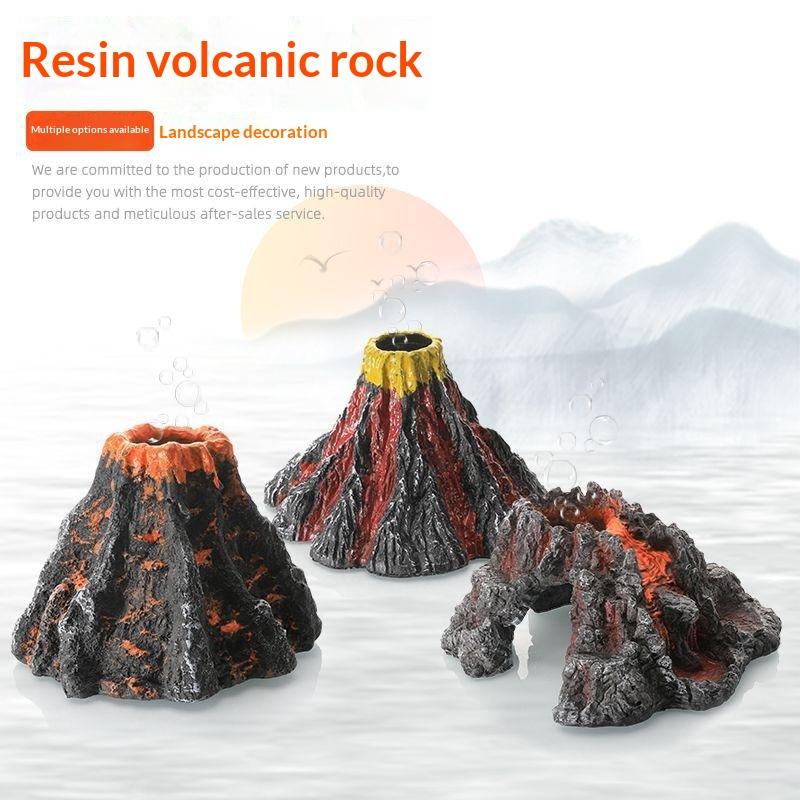 Volcano Shaped Aquarium Bubble - Aquarium Fish Cichlid ulasan dan harga