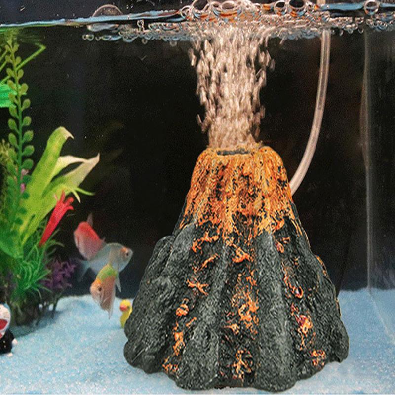 Volcano Shaped Aquarium Bubble - Aquarium Fish Cichlid ulasan dan harga