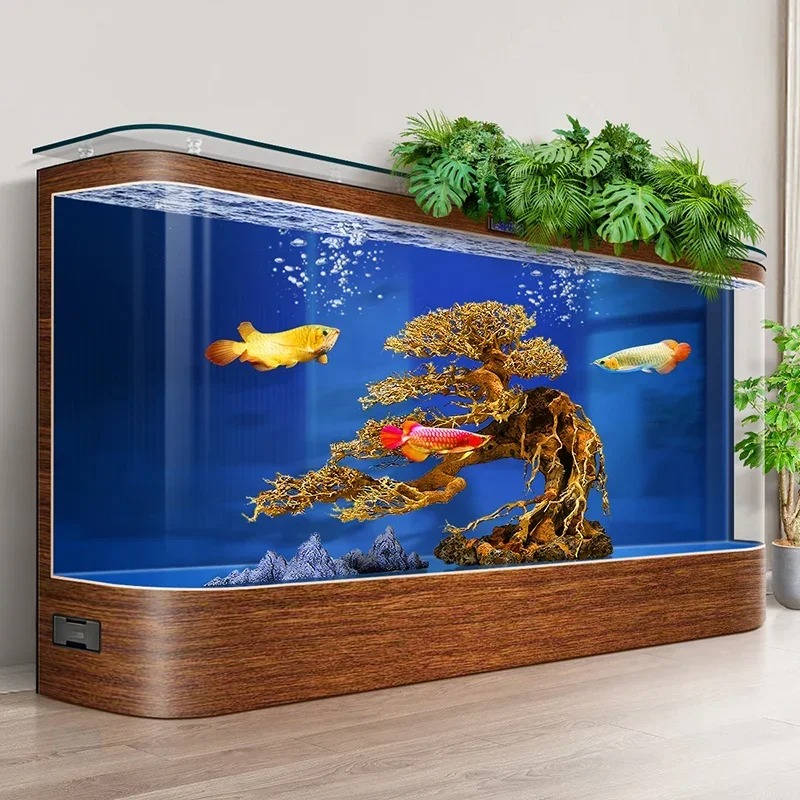 Floor-to-ceiling ecological fi - Aquarium Fish Glass ulasan dan harga