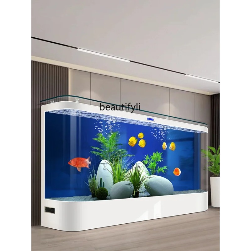 Floor-to-ceiling ecological fi - Aquarium Fish Glass ulasan dan harga