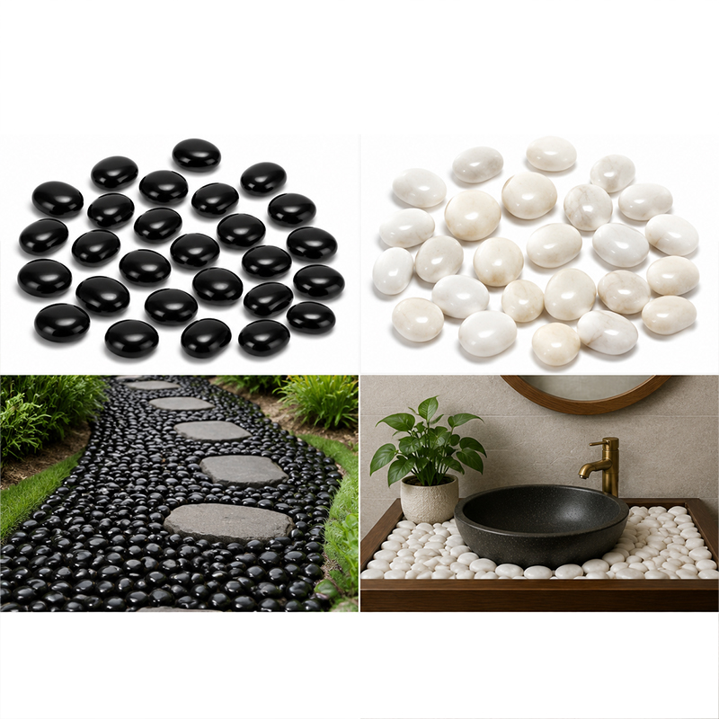 White&Black Polished River Roc - Aquarium Fish Guppy ulasan dan harga