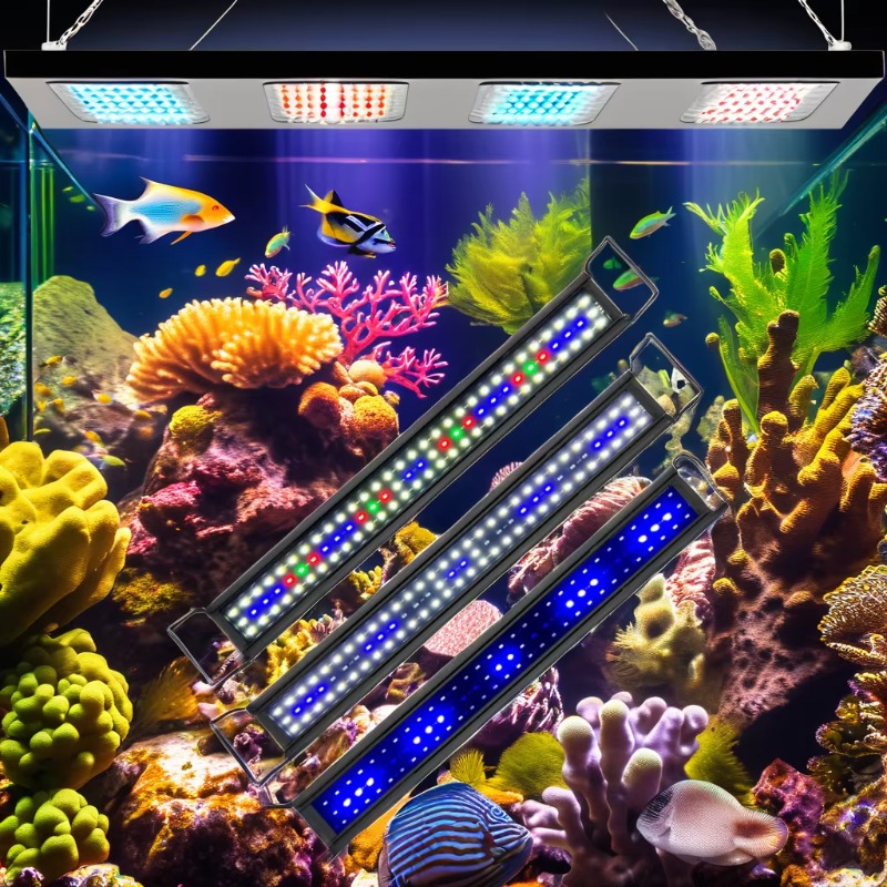 172145 RGB 30W LED Aquarium Li - Aquarium Fish Rate ulasan dan harga