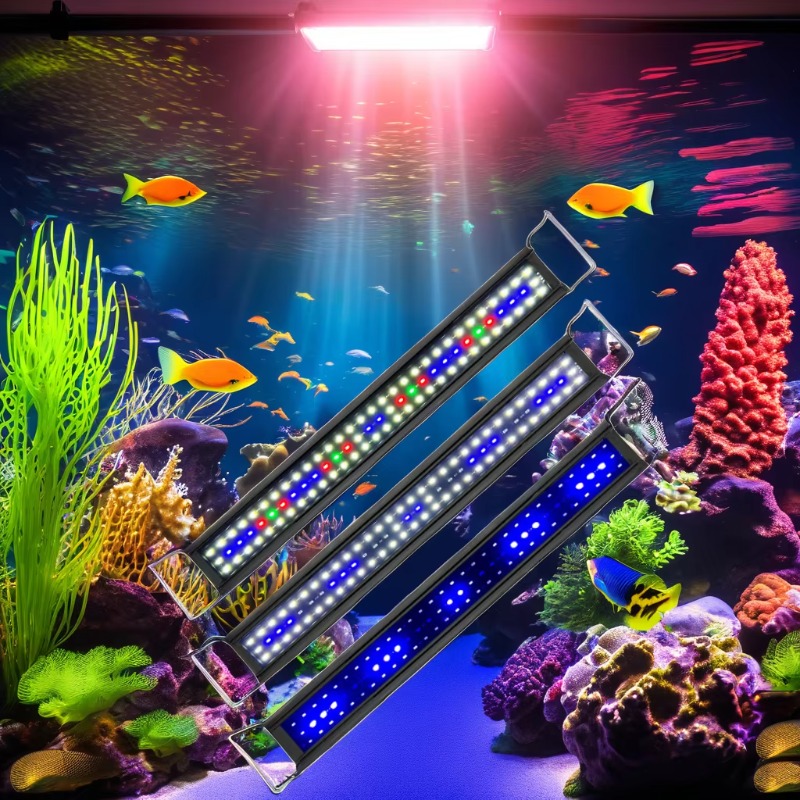 172145 RGB 30W LED Aquarium Li - Aquarium Fish Rate ulasan dan harga