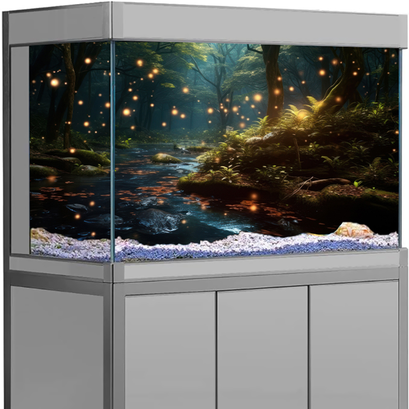 Enchanted Forest Aquarium Back - Aquarium Fish Wallpaper Hd ulasan dan harga