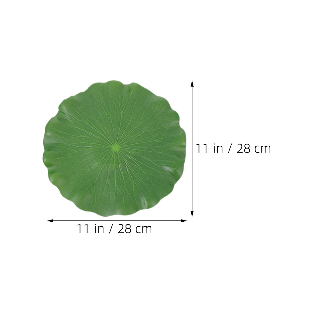 Artificial Lily Pads 15Pcs Rea - Aquarium Fish Pond ulasan dan harga