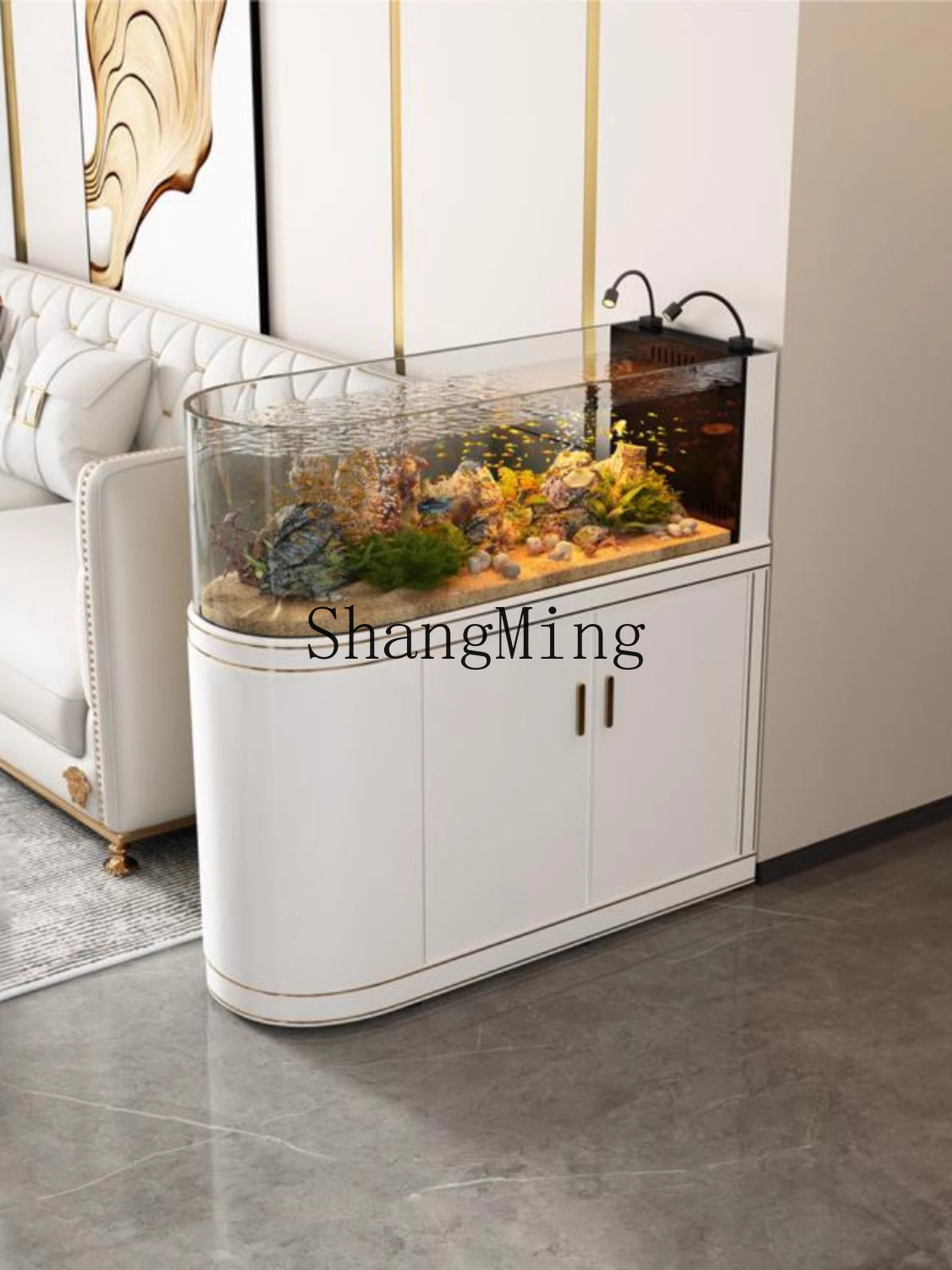 FG Light Luxury Curved Screen  - Wild Aquarium Fish ulasan dan harga