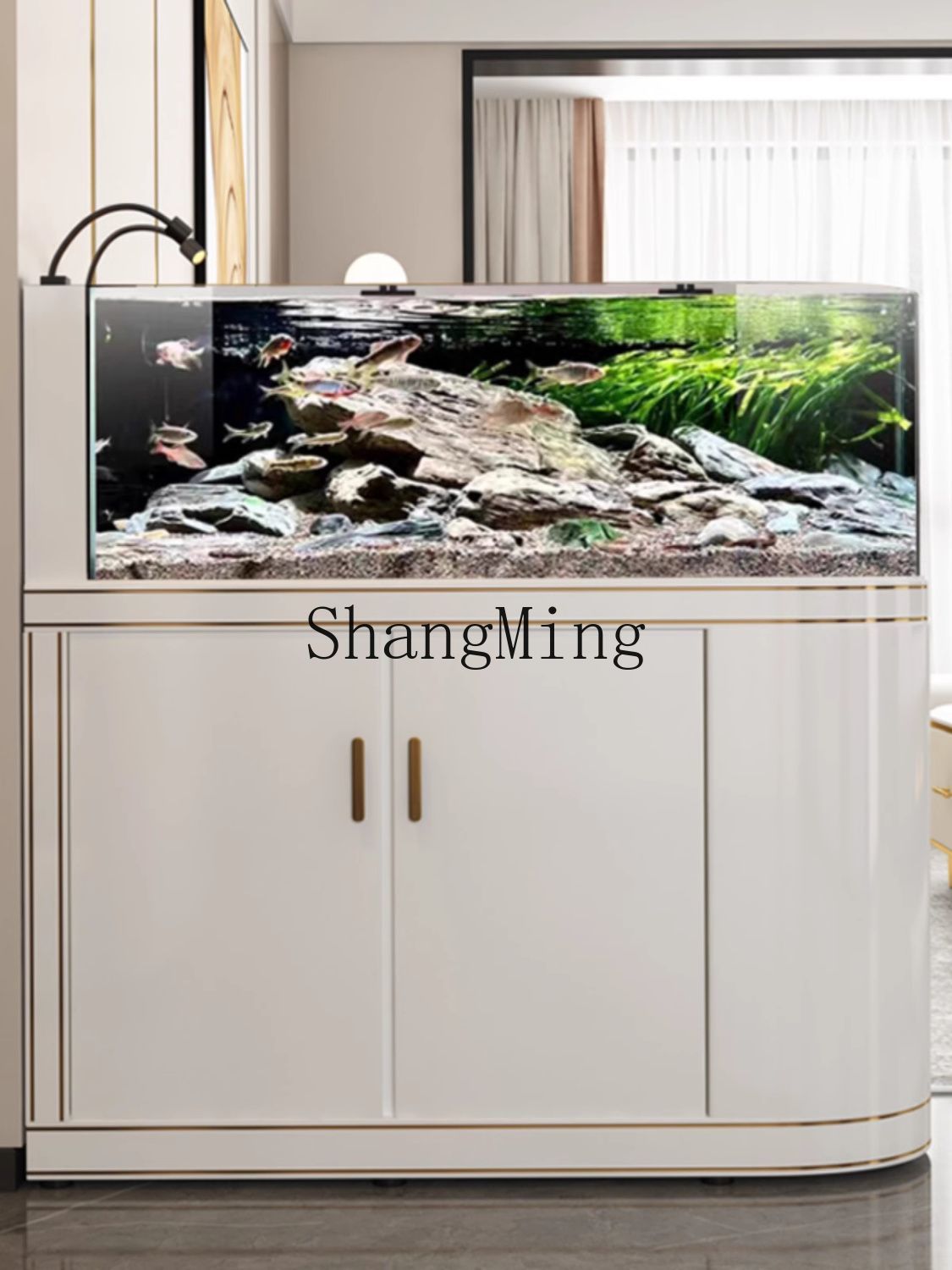 FG Light Luxury Curved Screen  - Wild Aquarium Fish ulasan dan harga