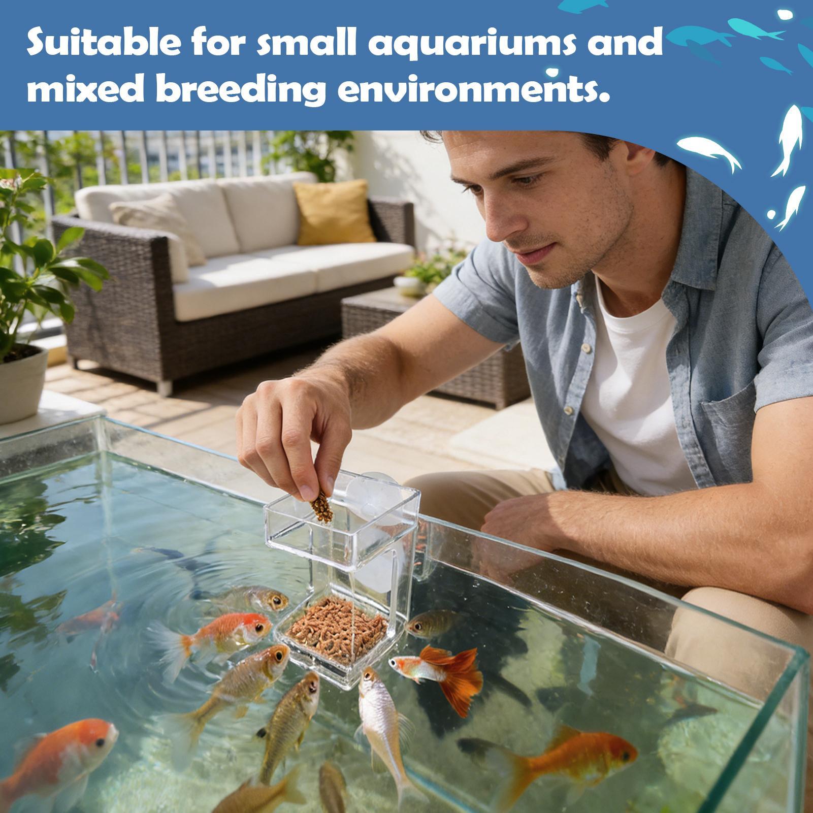 Aquarium Feeder Suction Cup Aq - Tetra Fish In Aquarium ulasan dan harga