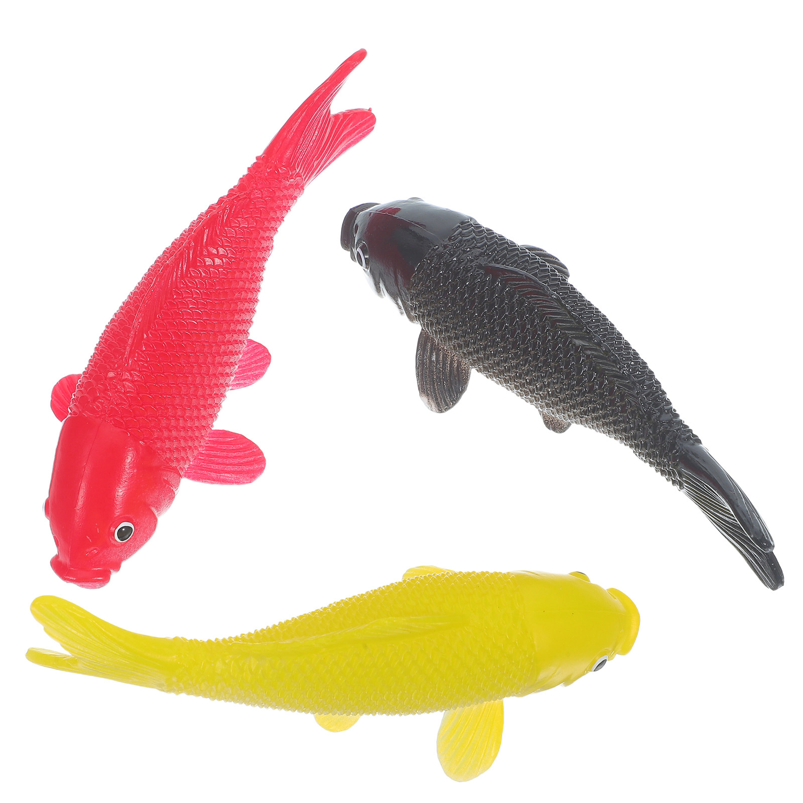 3pcs Fish Crafts Toys Realisti - Aquarium Fish Pond ulasan dan harga