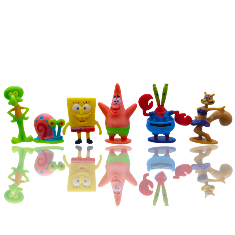 6pcs SpongeBob Fish Tank Decor - Aquarium Fish Guppy ulasan dan harga