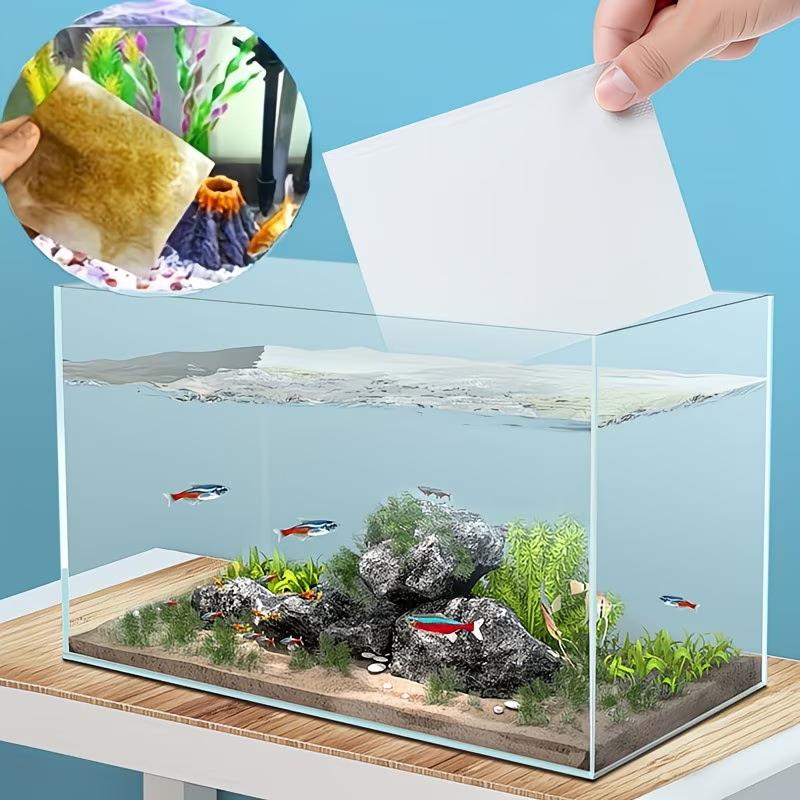 New 50/300Pcs Aquarium Color-A - Aquarium Fish Yellow ulasan dan harga