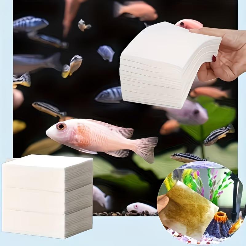New 50/300Pcs Aquarium Color-A - Aquarium Fish Yellow ulasan dan harga
