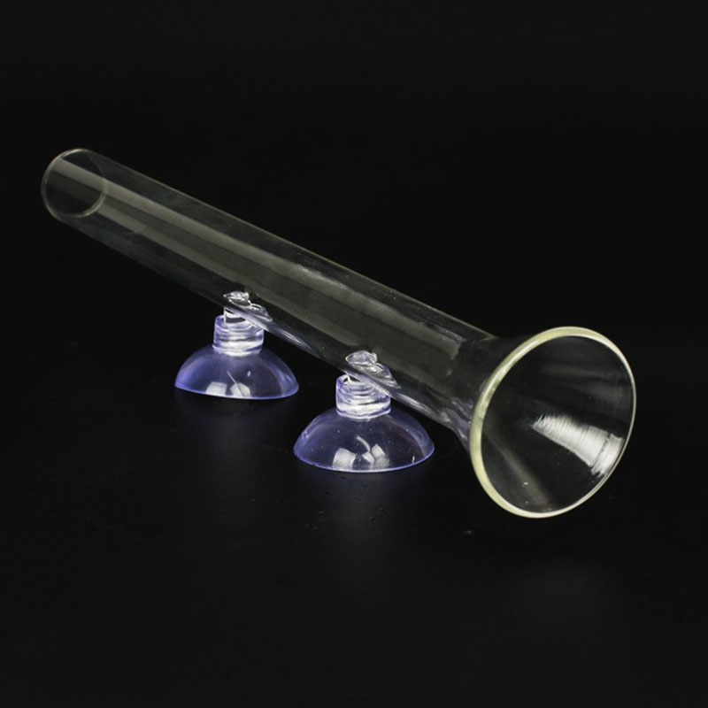 Glass Aquarium Feeder Tube Dis - Aquarium Fish Holiday Food ulasan dan harga