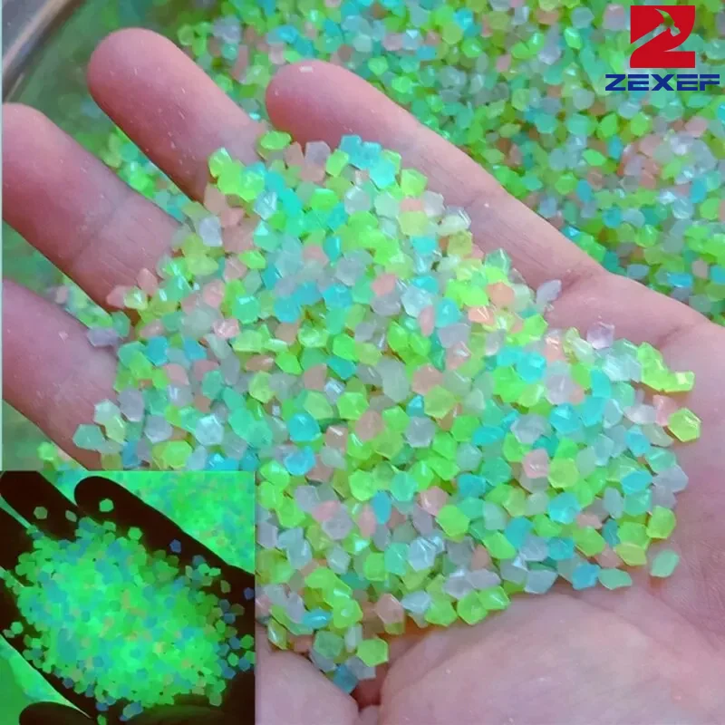 1000pcs 3-5mm Luminous Sand Gl - Aquarium Fish Guppy ulasan dan harga