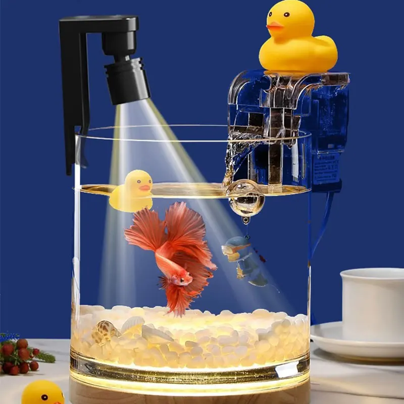 USB Clamp Light Waterproof Whi - Aquarium Fish Yellow ulasan dan harga
