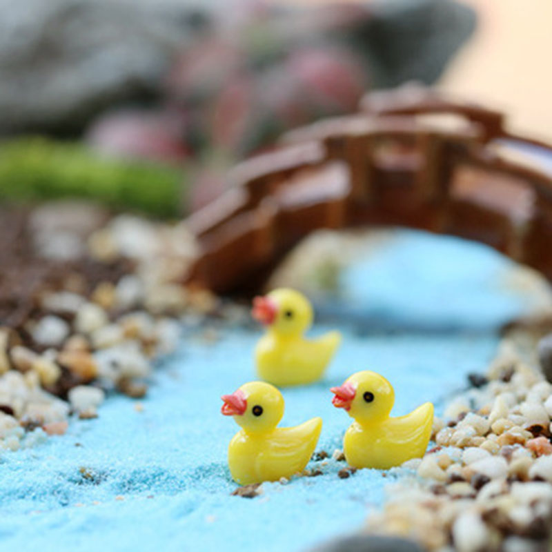 Cute Mini Yellow Duck Floating - Aquarium Fish Yellow ulasan dan harga