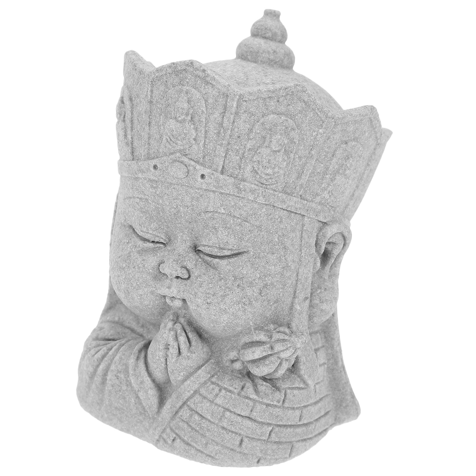 Mini Aquarium Sandstone Buddha - Aquarium Fish In ulasan dan harga