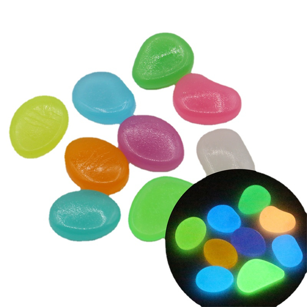50pcs Luminous Stone Fluoresce - Aquarium Fish Guppy ulasan dan harga
