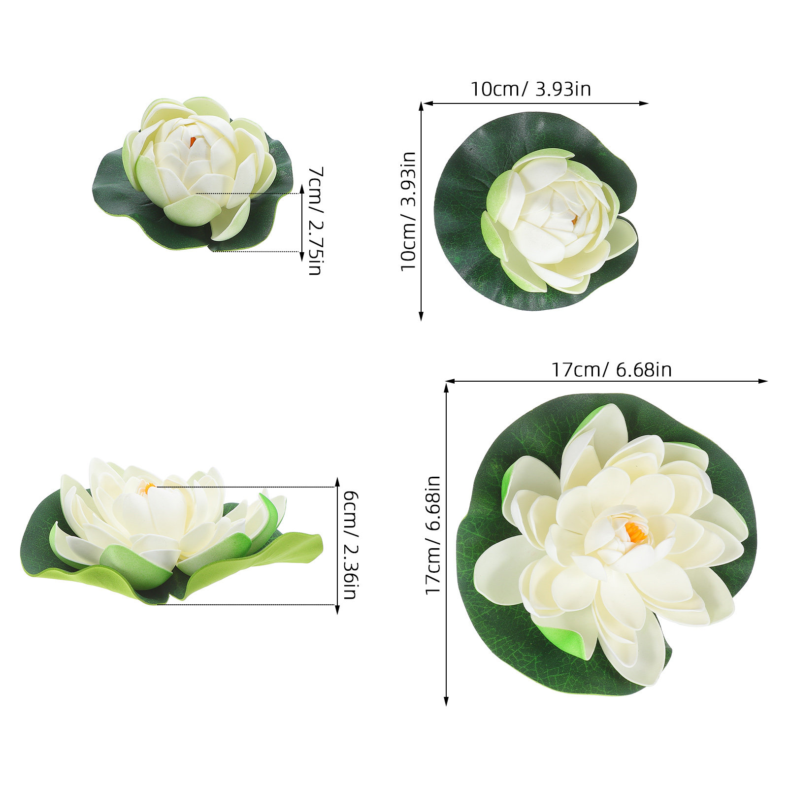 5Pcs Artificial Floating Water - Aquarium Fish Pond ulasan dan harga