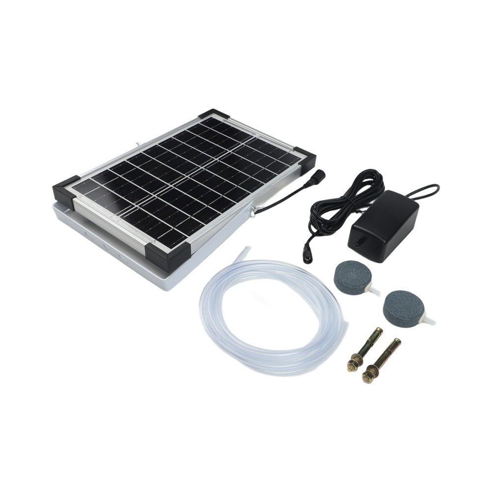 Solar Powered Pond Oxygenator  - Aquarium Fish Pond ulasan dan harga