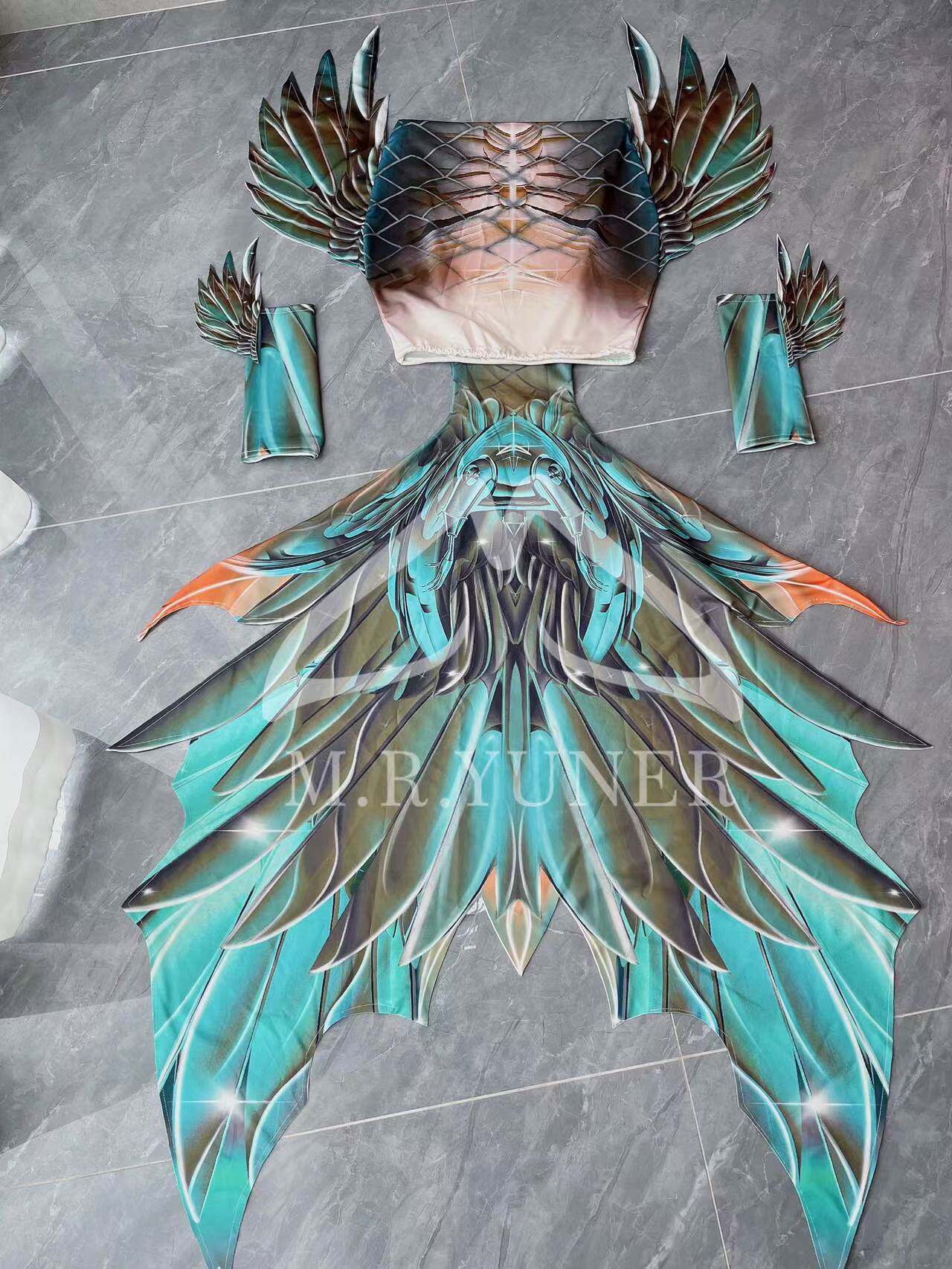 Original Mermaid Big Fish Tail - Aquarium Fish In ulasan dan harga