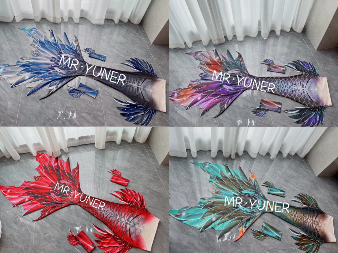 Original Mermaid Big Fish Tail - Aquarium Fish In ulasan dan harga