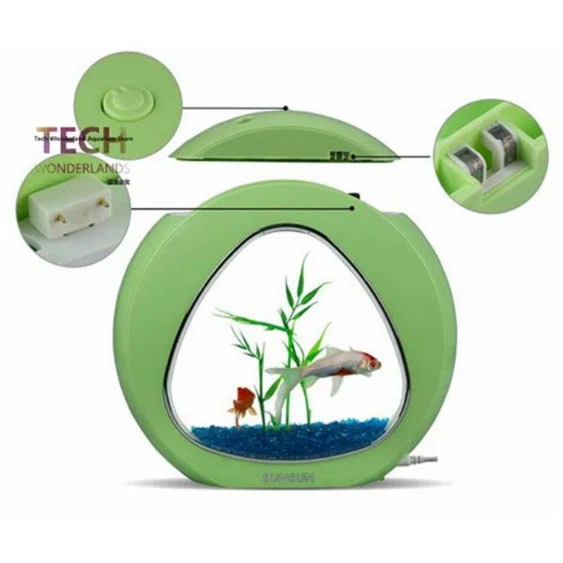 SUNSUN acrylic aquarium ecolog - Aquarium Fish Big ulasan dan harga
