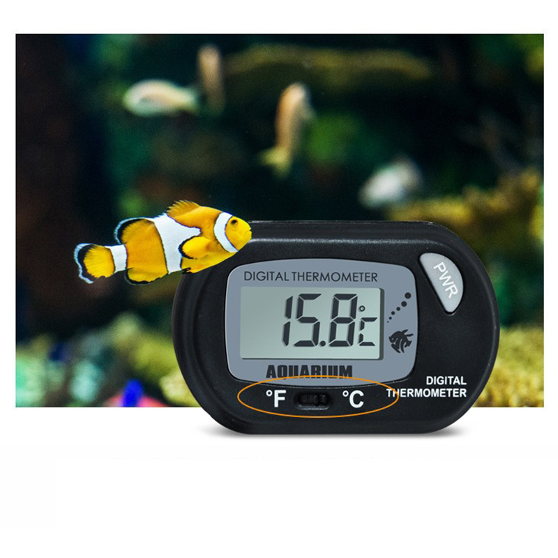 1PC 58*37mm Fish Tank Digital  - Aquarium Fish Yellow ulasan dan harga