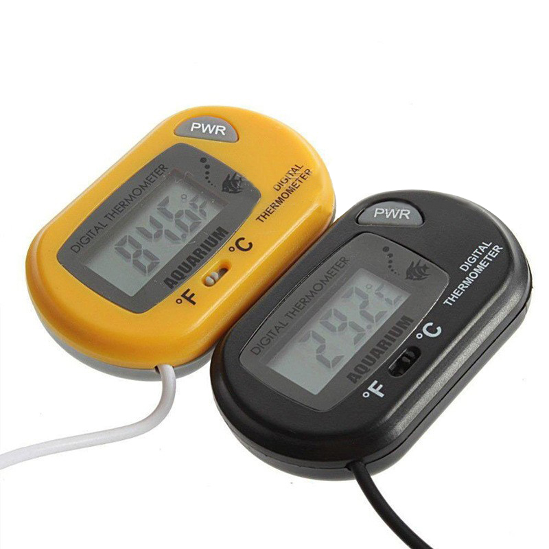 1PC 58*37mm Fish Tank Digital  - Aquarium Fish Yellow ulasan dan harga