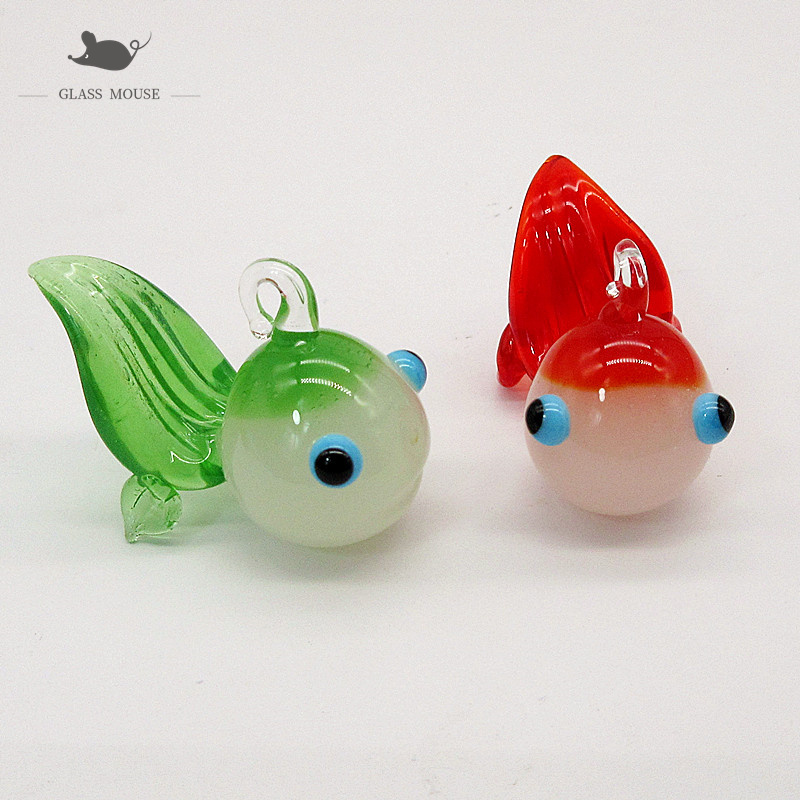 Custom Jade Color Handmade Mur - Aquarium Fish Glass ulasan dan harga