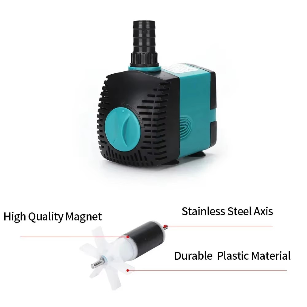 220‑240V 10W 15W Silent Submer - Aquarium Fish Pond ulasan dan harga