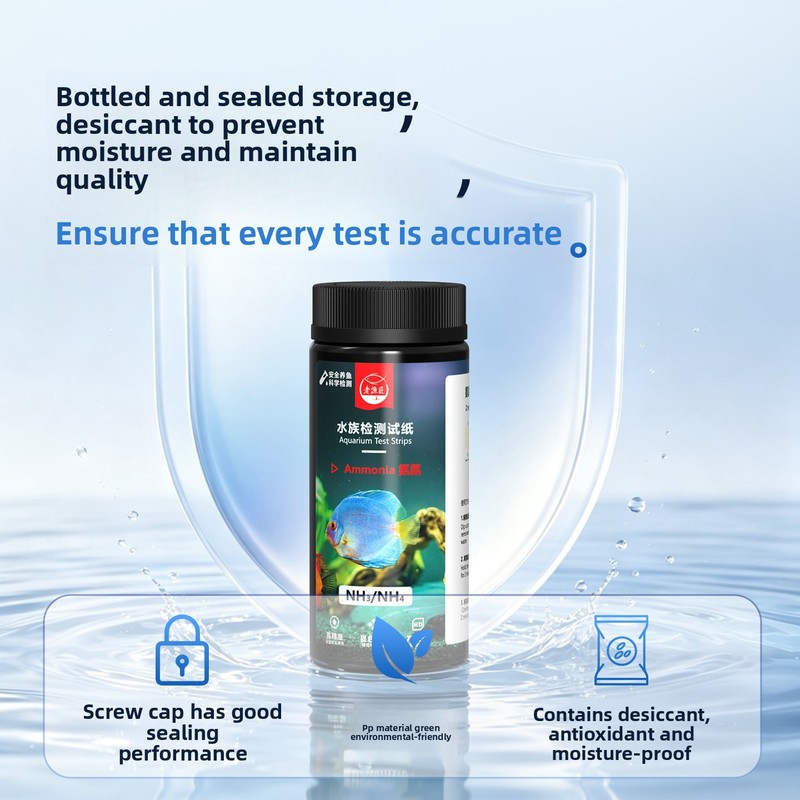8-in-1 Aquarium Test Strips -  - Aquarium Fish Pond ulasan dan harga